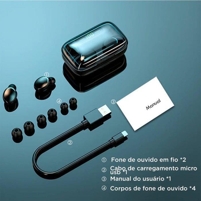AlfaPods Pro™ Fone Bluetooth à Prova D'água 5.0